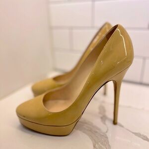 Jimmy Choo Patent Leather Alex Platform Pumps size eu 38.5 or 8/8.5